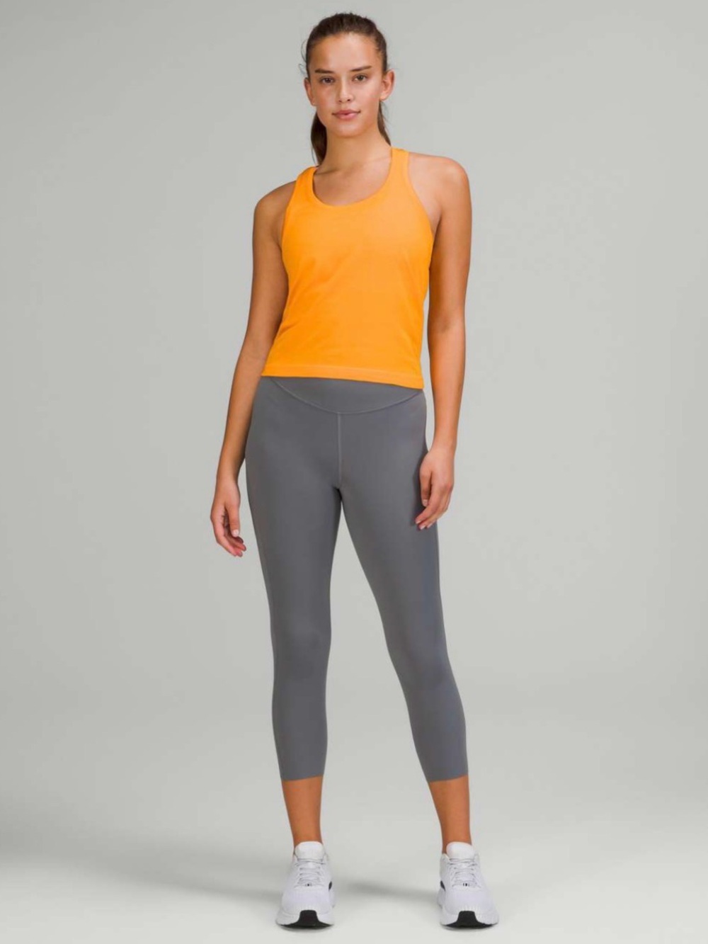 Lululemon Swiftly Tech Racerback Tank Top 2.0 Race Length Clementine Orange - 12 - Picture 3 of 11